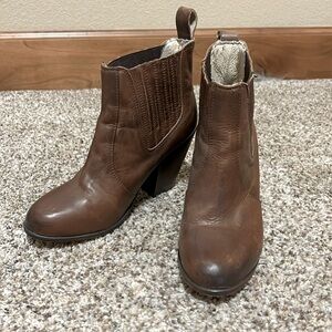 EUC Freebird by Steven Brown Leather Booties. Size 8